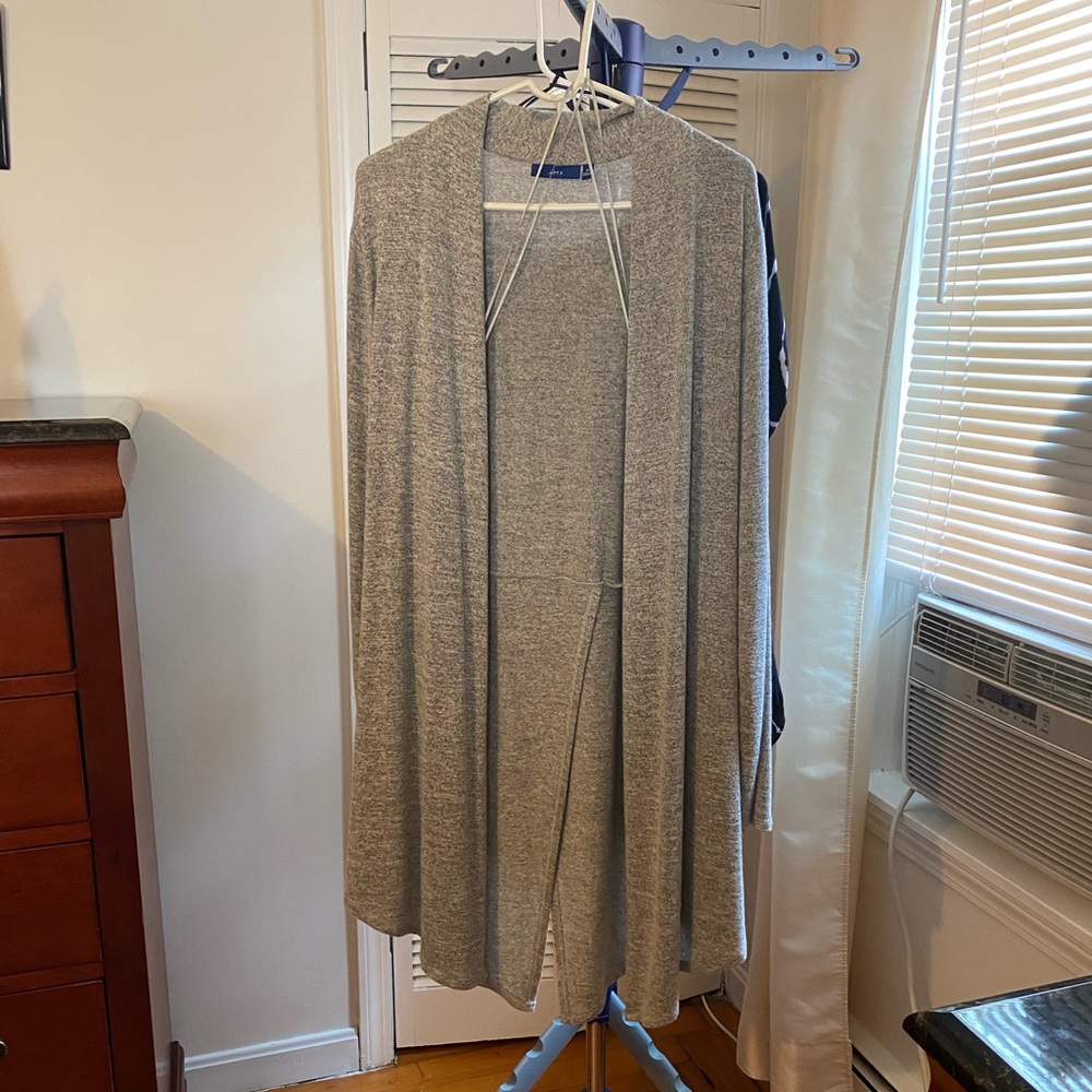 Grey Flowy Sweater